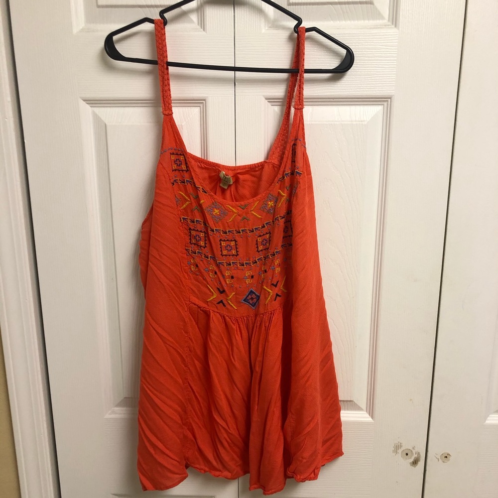 Burnt Orange sleeveless shirt